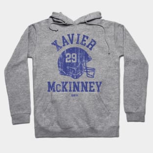 Xavier McKinney New York G Helmet Font Hoodie